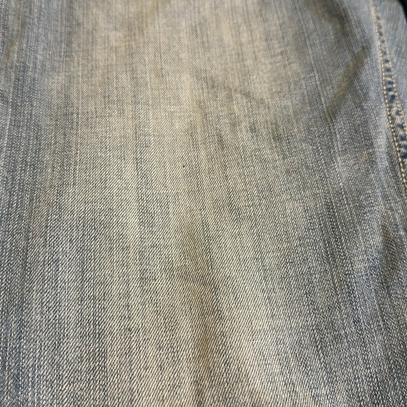 Wmns Vintage Harley Davidson Biker Denim Jeans - Picture 3 of 8